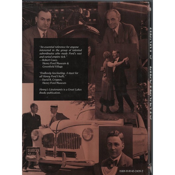 HENRY'S LIEUTENANTS by Ford R. Bryan Wayne State University Press Great Lakes - Picture 2 of 2